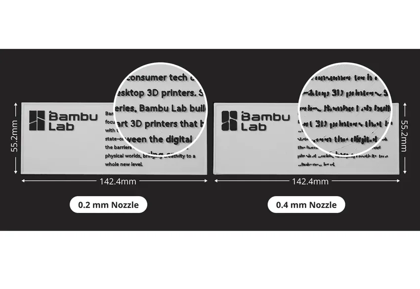Bambu Lab Хотэнд с соплом из нержавеющей стали 0.2 мм., FAH018, ориг., для 3д принтеров серии A1