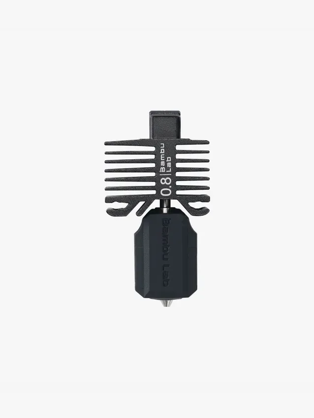 Bambu Lab Хотэнд Stainless Steel, FAH003-N-1, для 3д принтеров P1P, P1S, X1C, диаметр 0.8мм.