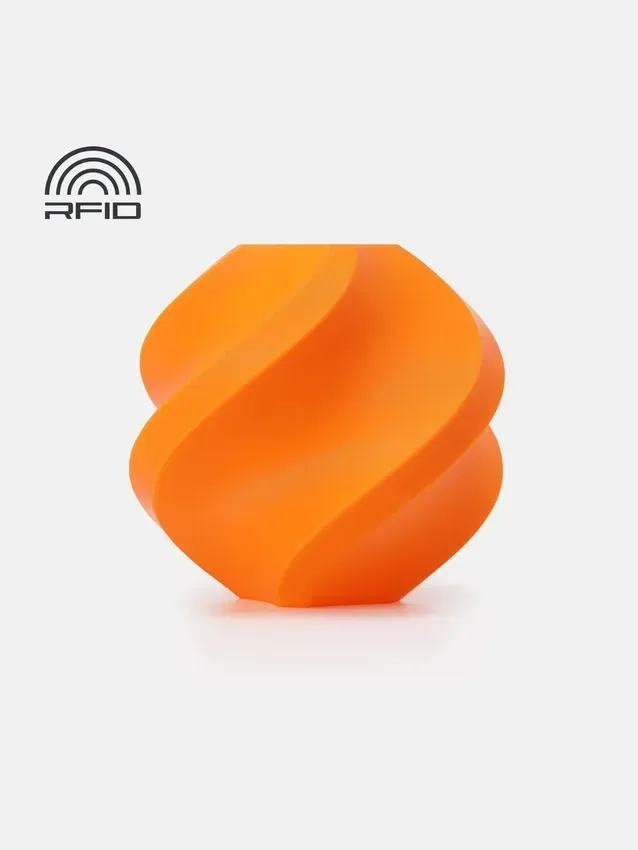 PLA Basic Bambu Lab 10301 Pumpkin Orange, без катушки