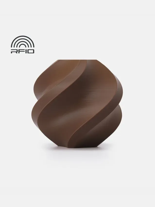 PLA Basic Bambu Lab 10802 Cocoa Brown, без катушки