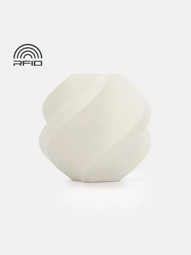 Пластик для 3д печати PLA Matte Bambu Lab 11103 Bone White, без катушки