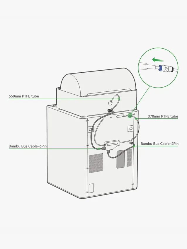 Буфер филамента Bambu Lab (Filament Buffer) SA003