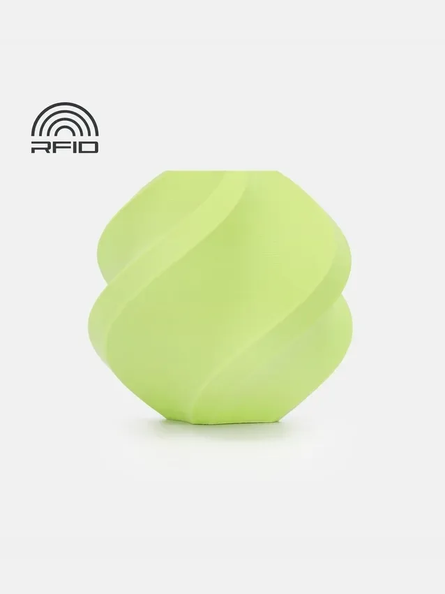 Пластик для 3д печати PLA Matte Bambu Lab 11502 Apple Green, без катушки