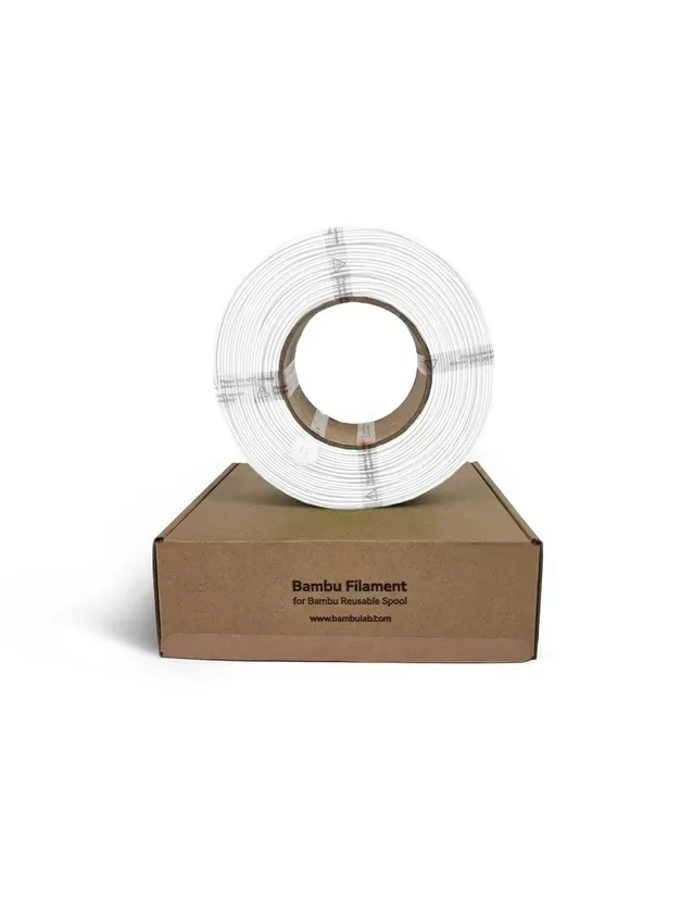 PLA Basic Bambu Lab 10100 Jade White, без катушки