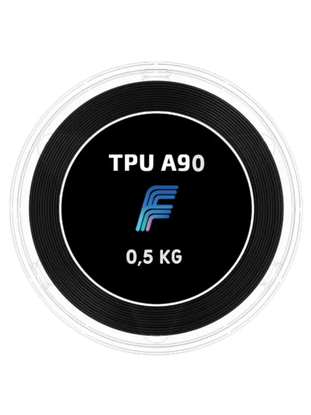 Пластик для 3д печати TPU A90 черный, CyberFiber